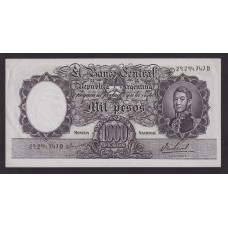 ARGENTINA COL. 539b BILLETE DE $ 1.000 SAN MARTIN BOT 2167